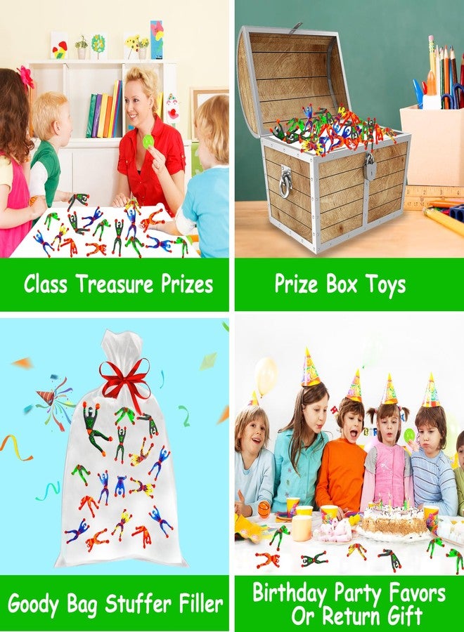 AugToy Sticky Wall Climbing Men Ninja Toys Fun Fidget Sensory Toy Filler Stuffers Party Favor Christmas Gift for Kids Classroom School Boy Girl Birthday Goodie Bag Pinata Treat Bulk Prize - Image 4